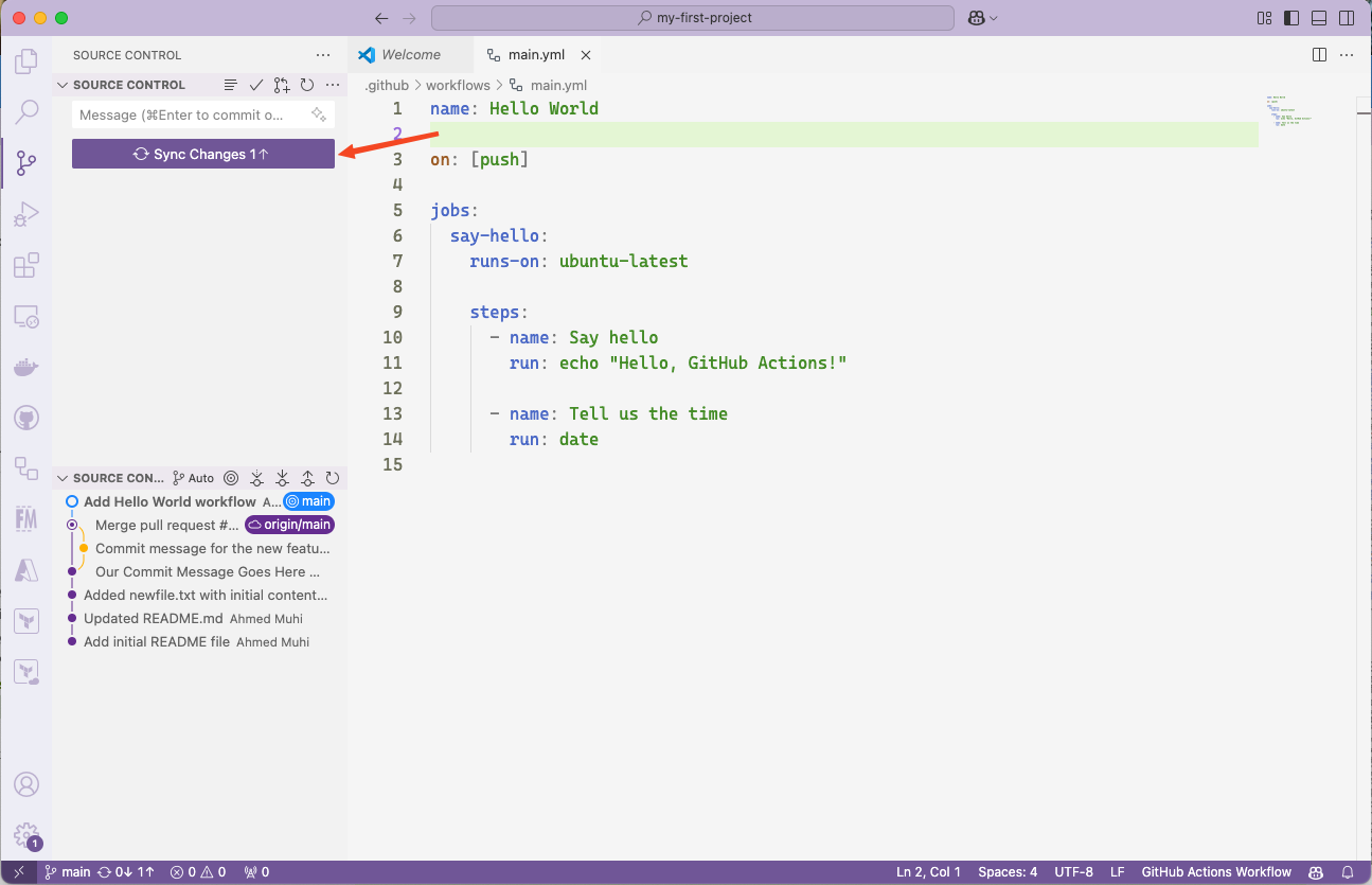 Sync to GitHub